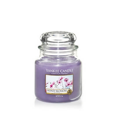 YANKEE CANDLE ŚREDNIA ŚWIECA HONEY BLOSSOM
